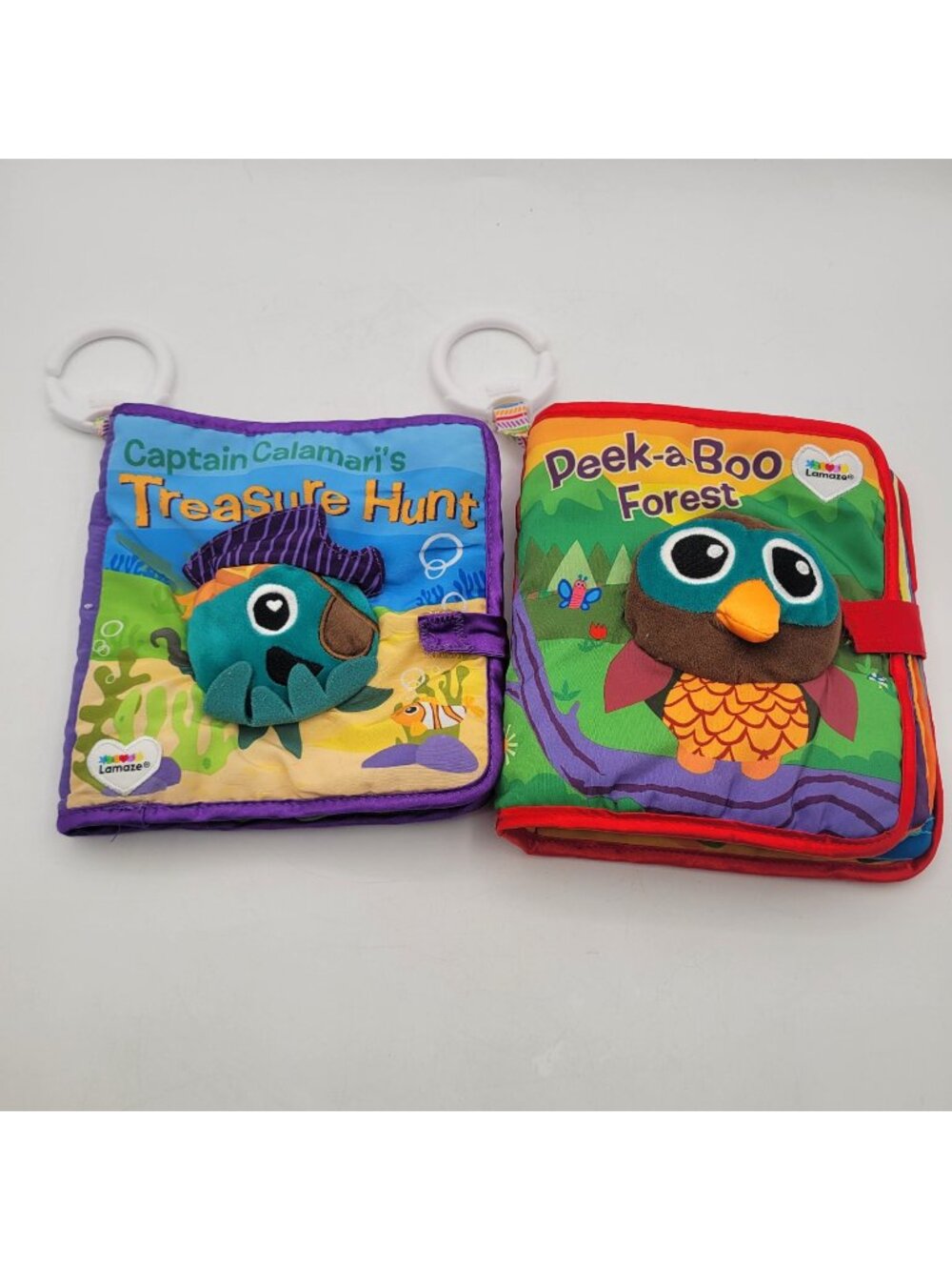Lamaze Lot of Cloth Books for Baby or Toddler -  Sensory Crinkle Fine Motor